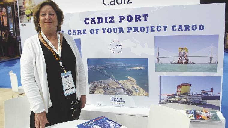 Kate Bonner, Maritime Commercial Manager de la Autoridad Portuaria de Cádiz. Foto J.C.P.