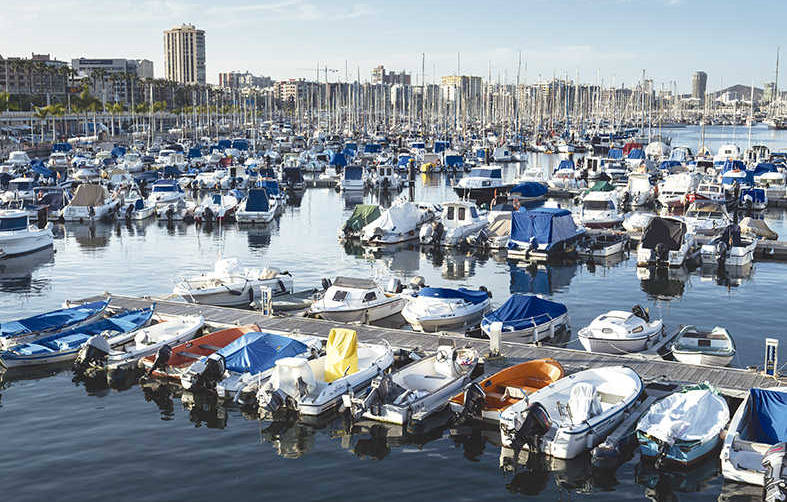 La Marina Deportiva de Las Palmas.