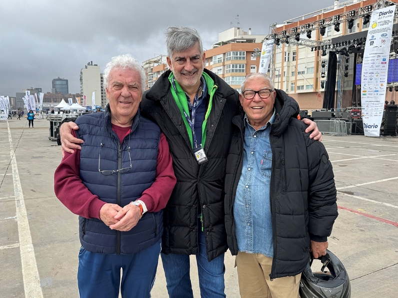 Miguel Peregrí, Paco Prado y Miguel Rocafull