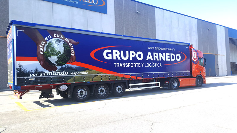 Grupo Arnedo ofrece a La Rioja servicios de transporte gratuitos en La Rioja, Espa&ntilde;a y Europa.