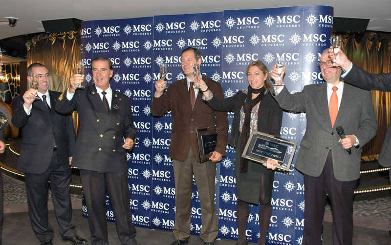 El &quot;MSC Preziosa&quot; llevar&aacute; a Barcelona 120.000 cruceristas