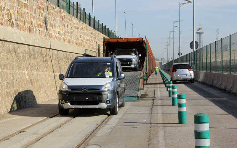 El muelle Costa del Puerto de Barcelona certifica su intermodalidad mar&iacute;timo-ferroviaria