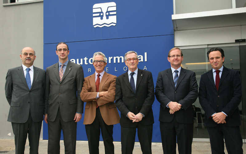 El alcalde de Barcelona visita Autoterminal