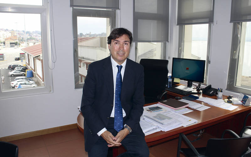 Jaime Gonz&aacute;lez ha ocupado la presidencia del Puerto de Santander desde septiembre de 2015. Foto J.P.