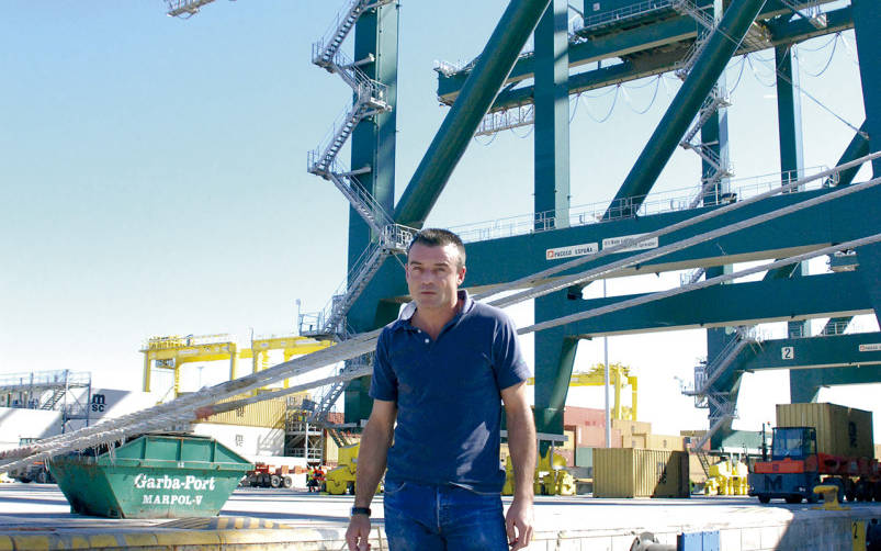 Pedro Vicente lidera el sindicato Frente Portuario. Foto: DP.