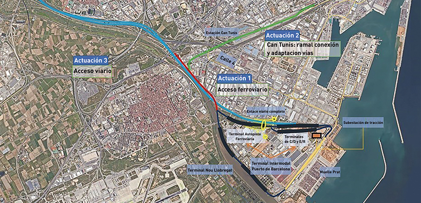 Accesos al Port de Barcelona:un paso m&aacute;s cerca