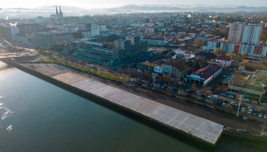 Aspecto que presentaba el Muelle Edmond Foy tras las obras de reparación que costaron casi 3 millones de euros.