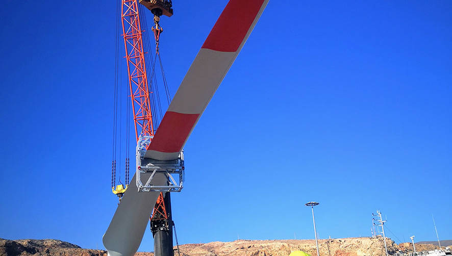 El Puerto de Almer&iacute;a realiza el cuarto env&iacute;o&nbsp;de palas e&oacute;licas a Alemania&nbsp;