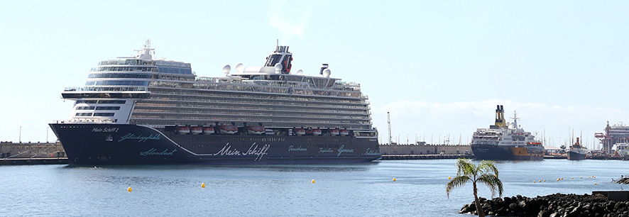 TUI Cruises mantiene las escalas en los puertos de Santa Cruz de Tenerife