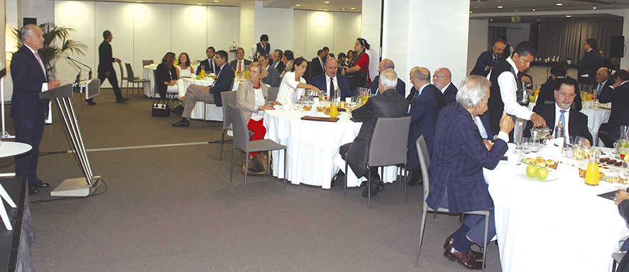 Mar&iacute;a Luisa Guibert fue la ponente invitada ayer por la Asociaci&oacute;n de Directivos y Profesionales de Euskadi. Foto J.P.