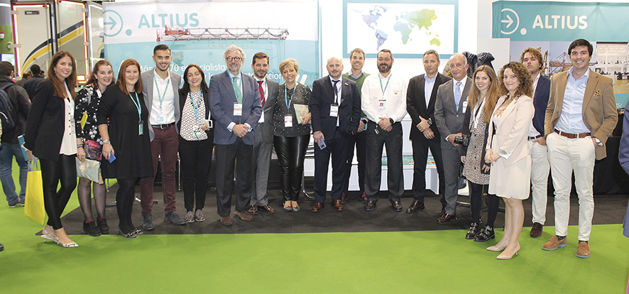 Equipo de Altius en Fruit Attraction. Foto Juan Manuel Barba.