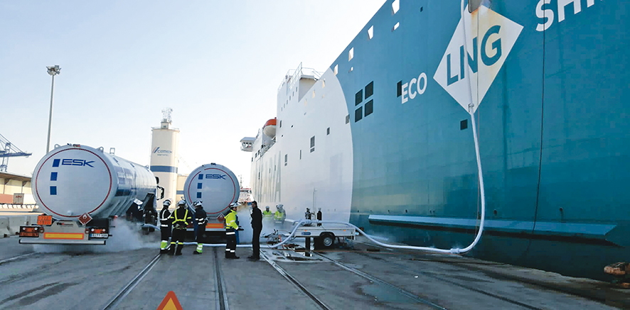 Espa&ntilde;a se sit&uacute;a como un referente en suministro de GNL como combustible de buques con 195 operaciones de bunkering realizadas en 2019