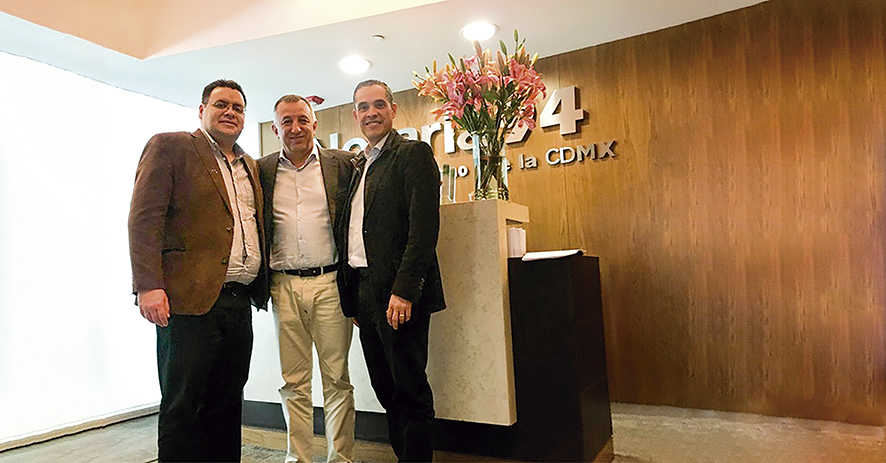 Directivos de Grupo Alonso, junto a Ram&oacute;n Rueda, Managing Director de Alonso Forwarding M&eacute;xico (izquierda).