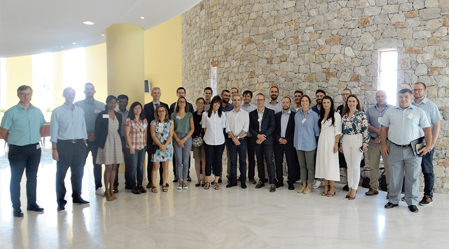 Socios asistentes a la reuni&oacute;n de arranque del proyecto que tuvo lugar la pasada semana en Porto Cheli.