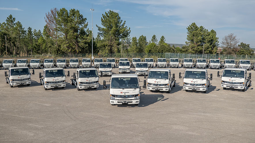 DB Schenker incorpora 36 veh&iacute;culos FUSO eCanter a su flota el&eacute;ctrica&nbsp;