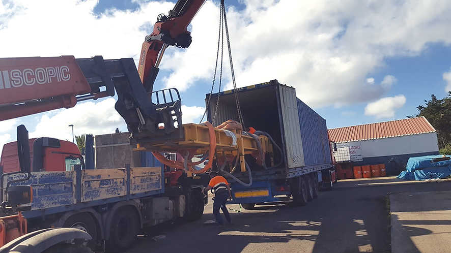 IC Maritime gestiona la log&iacute;stica inversa del transporte de un parque e&oacute;lico a Tenerife