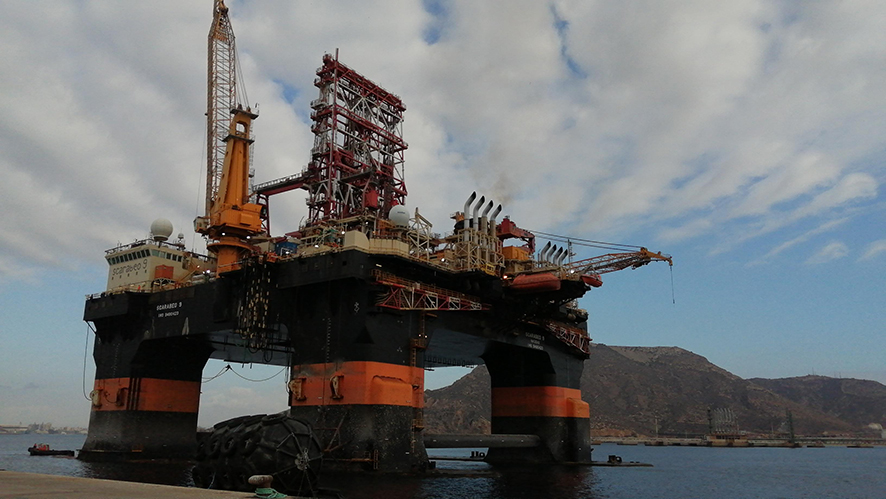 Plataforma Scarabeo 9 de Saipem.