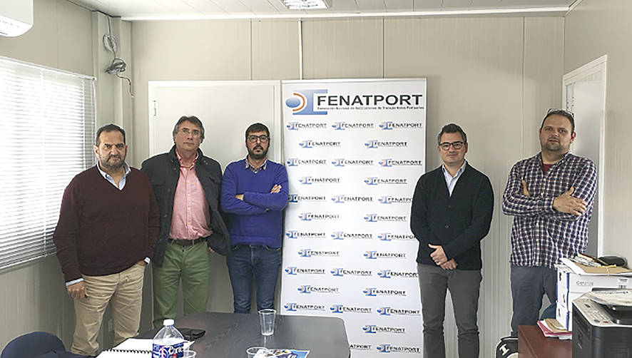 La reuni&oacute;n de ATCBA con la direcci&oacute;n de Fenatport se produjo ayer en Valencia.