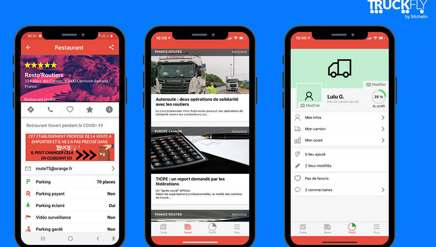 Michel&iacute;n actualiza su aplicaci&oacute;n TruckFly para transportistas.