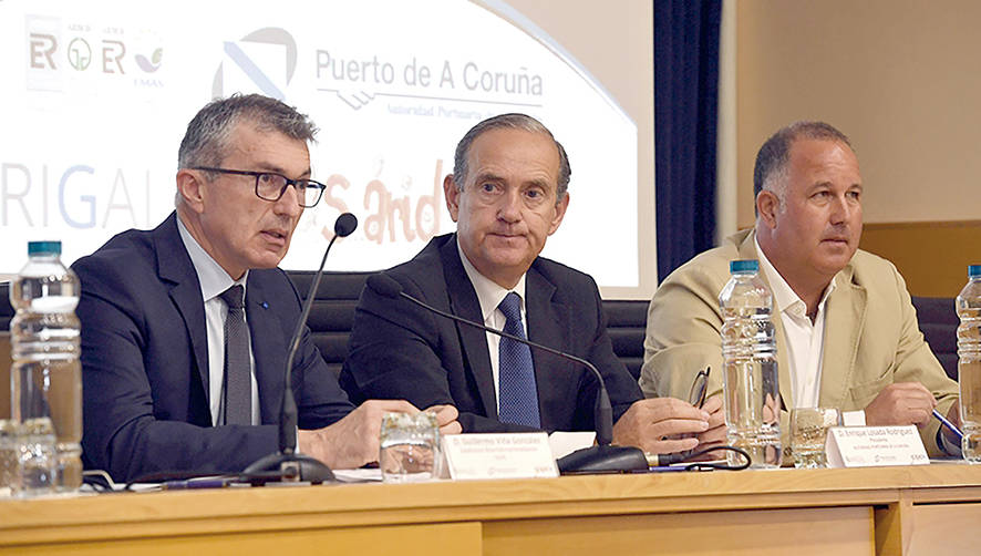 El Puerto de A Coru&ntilde;a muestra ante Arigal su papel facilitador de las exportaciones de &aacute;ridos