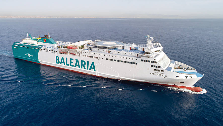 Bale&agrave;ria empieza a navegar con su tercer smart ship entre Valencia, Ibiza y Palma