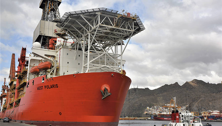 El &ldquo;West Polaris&rdquo; escala en el Puerto de Tenerife para someterse a una reparaci&oacute;n