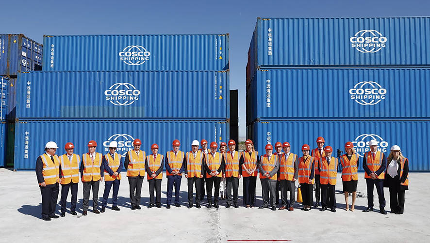 Cosco pretende duplicar su capacidad en la terminal de Zaragoza hasta los 330.000 TEUs