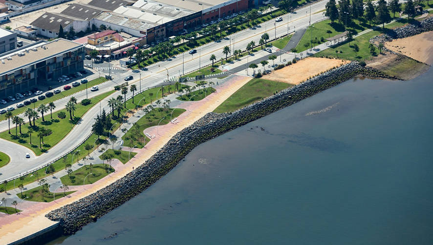 El Paseo de la R&iacute;a del Puerto de Huelva acoger&aacute; en el extremo sur unas instalaciones para deporte, restauraci&oacute;n, y ocio.