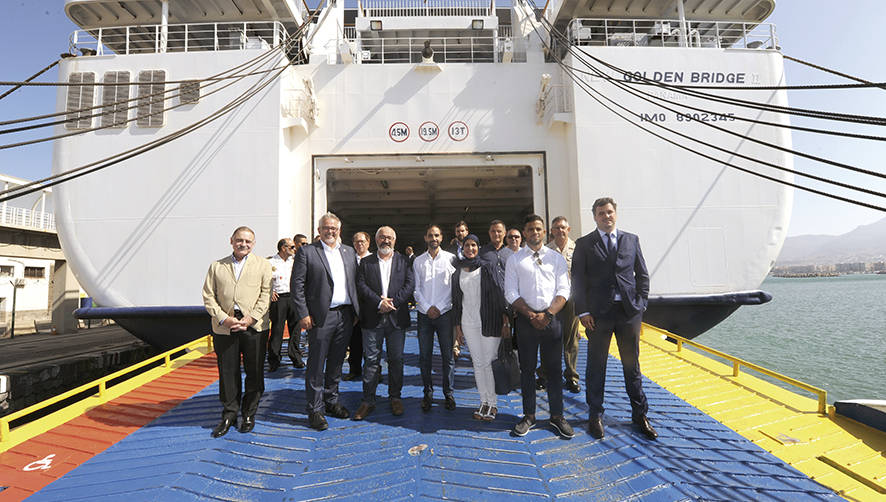 FRS presenta a las autoridades de Melilla, Motril y a Puertos del Estado el &ldquo;Golden Bridge&rdquo;