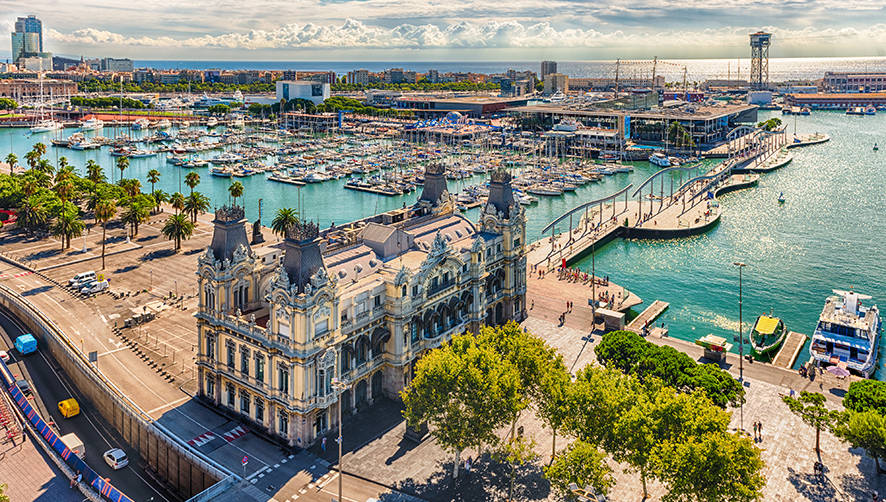 Imagen del Port Vell de Barcelona.