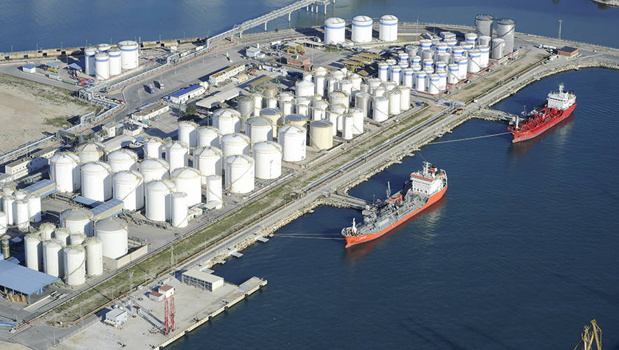 Imagen del Moll de la Qu&iacute;mica del Port de Tarragona.