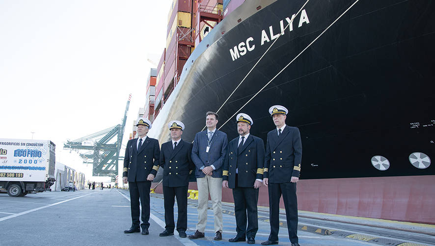 MSC muestra su compromiso con Valencia con el bautizo del &ldquo;MSC Aliya&rdquo;