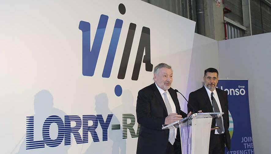 Thierry Le Guilloux, presidente de VIIA, y Miguel de Sanjuan, sales manager de VIIA en Espa&ntilde;a. Foto E. Garc&iacute;a.