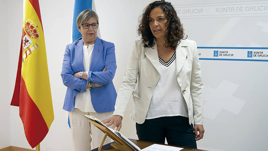 Susana Lenguas toma posesi&oacute;n como presidenta del ente Portos de Galicia