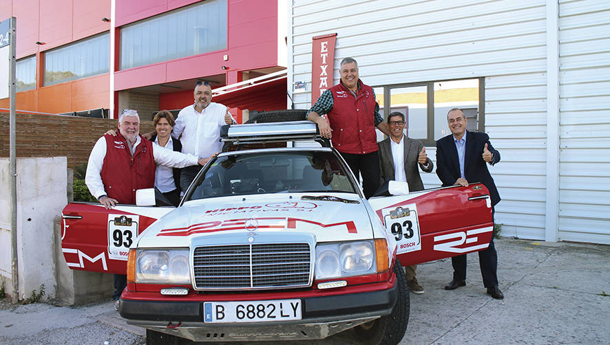 Un grupo de empresas log&iacute;sticas patrocinan un coche para el Spain Classic Raid