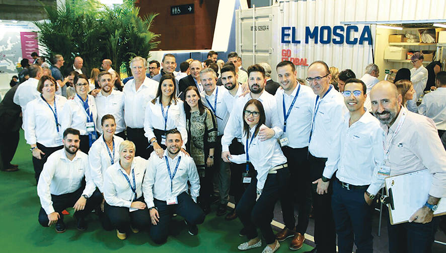 Equipo de Transportes El Mosca presente en la feria Fruit Attraction. Foto I.Pe&ntilde;a.