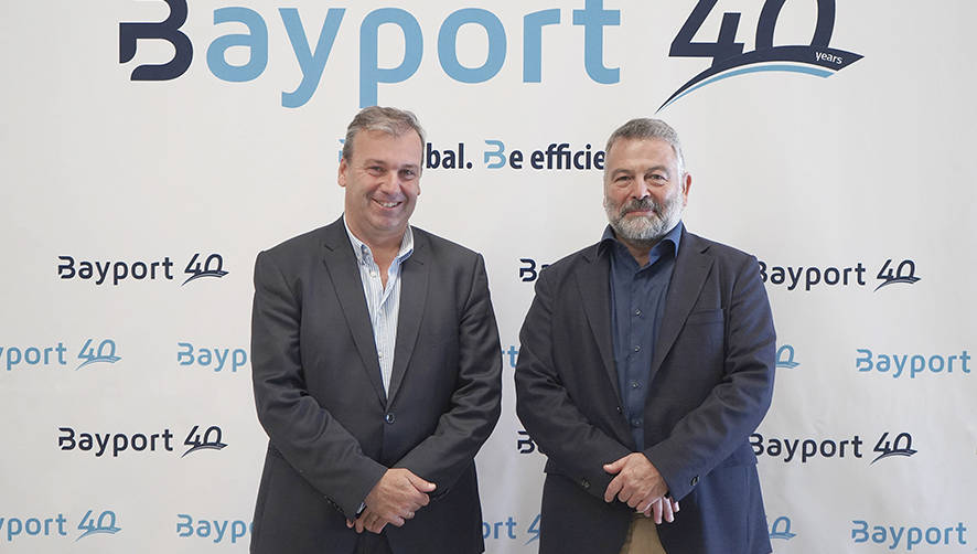 Rafael Fern&aacute;ndez, presidente de Bayport, y Alberto Cremades Schulz, delegado territorial de Empleo, Formaci&oacute;n, Trabajo Aut&oacute;nomo y Econom&iacute;a, Conocimiento, Empresas y Universidad de la Junta de Andaluc&iacute;a en C&aacute;diz.