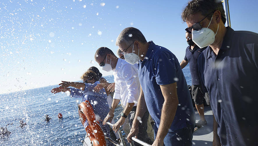 Port de Tarragona coloca biotopos en el Miracle para regenerar la&nbsp;vida marina