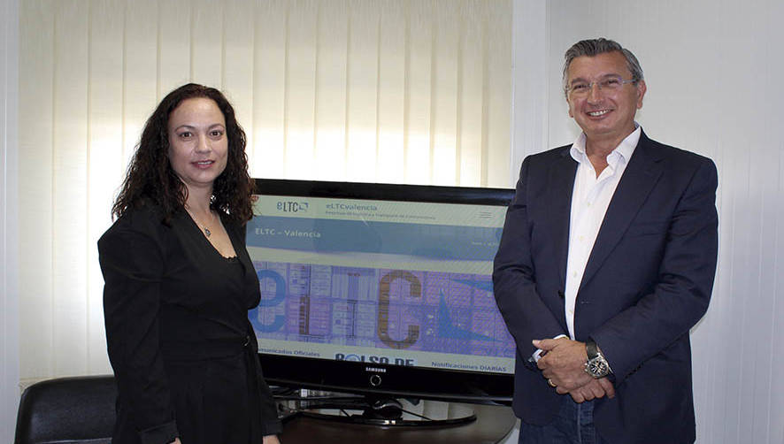 Rosa Molero y Carlos Prades, gerente y presidente de ELTC, respectivamente. Foto DP.