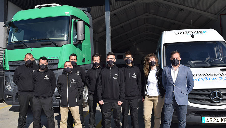 Eje Occidental de Camiones inaugura en Alcorcón un nuevo centro de Asistencia Posventa para las marcas Mercedes-Benz y Fuso.