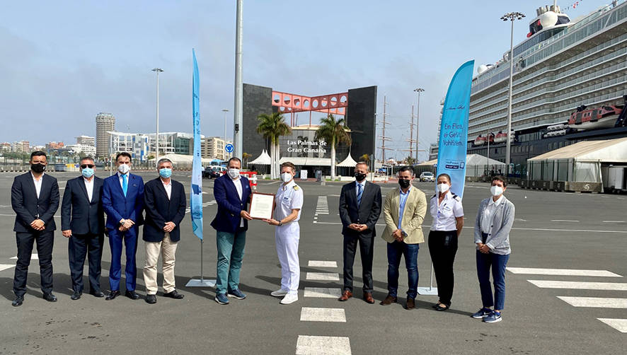 Canarias agradece a TUI su tenaz apuesta por los cruceros en la &lsquo;temporada covid&rsquo;.