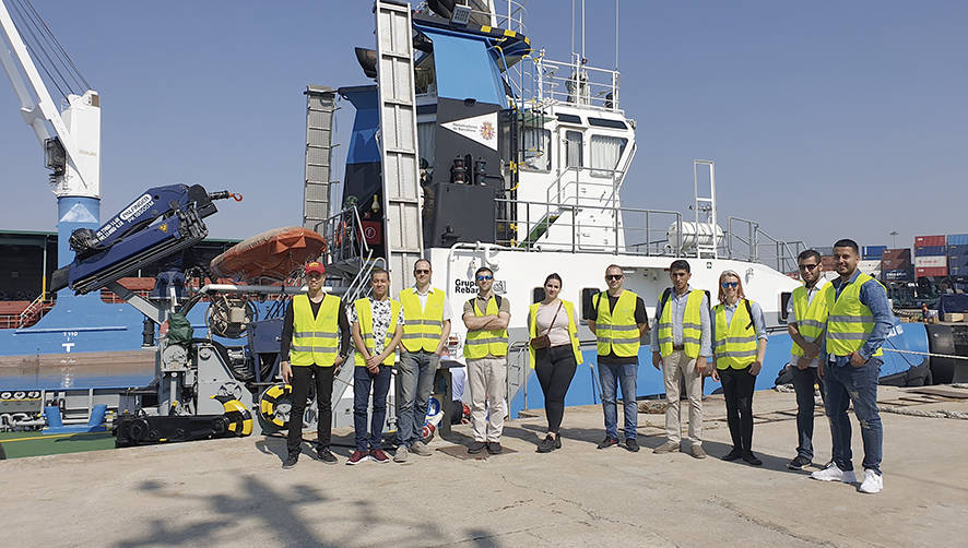 Alumnos de la Summer School en Operaciones Portuarias.