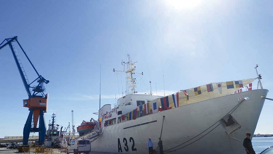 El &ldquo;Tofino&rdquo; atracado el a&ntilde;o pasado en el Puerto de Castell&oacute;n.