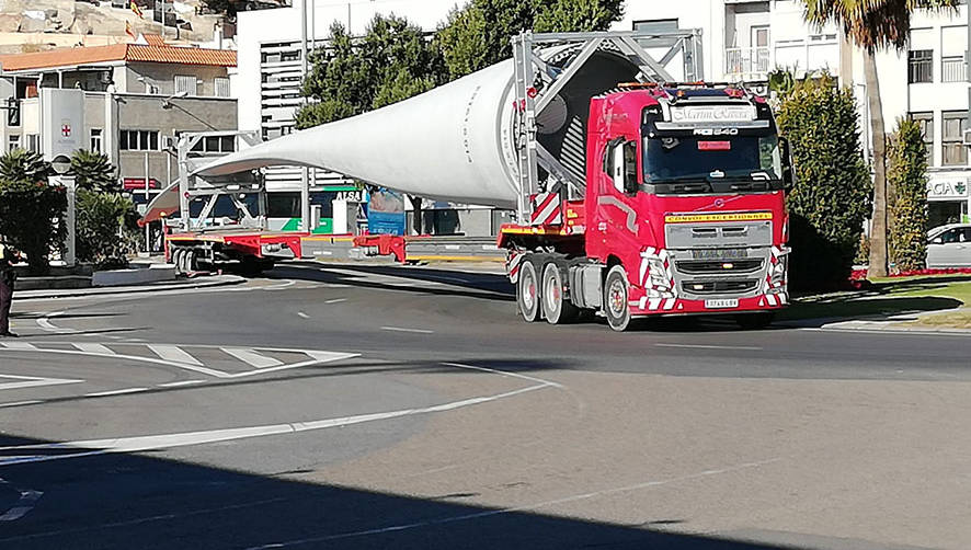 El Puerto de Almer&iacute;a realiza el cuarto env&iacute;o&nbsp;de palas e&oacute;licas a Alemania&nbsp;