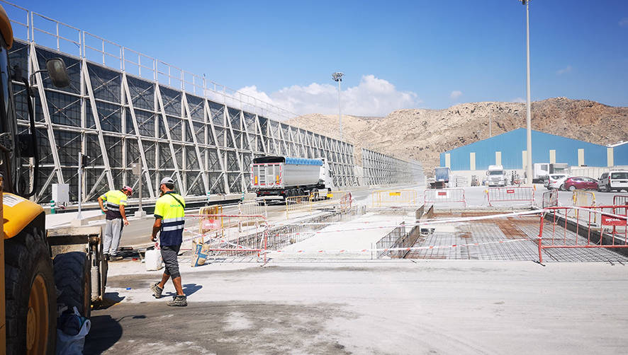 El Puerto de Almer&iacute;a avanza en&nbsp;la instalaci&oacute;n de dos estaciones lava-ruedas