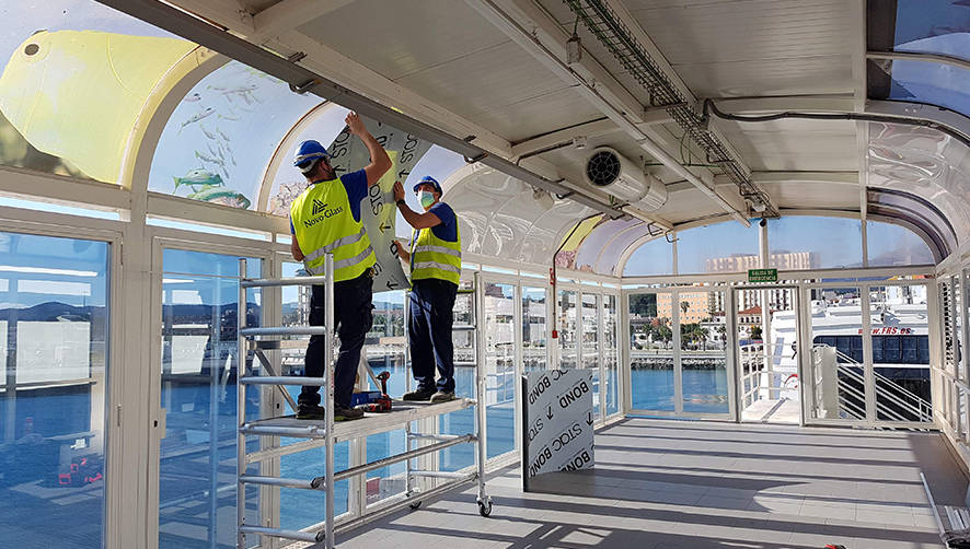 La APBA mejora el acondicionamiento t&eacute;rmico de los t&uacute;neles de embarque de la Estaci&oacute;n Mar&iacute;tima de Algeciras.