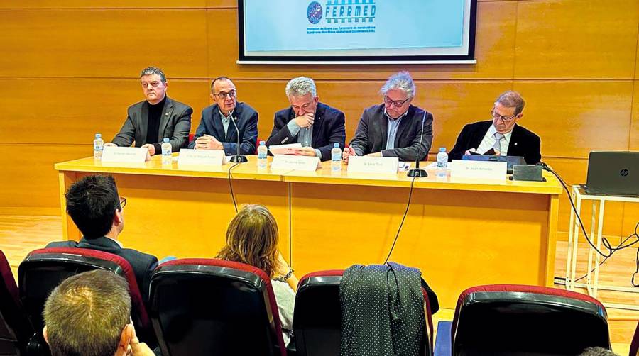 Acto de preesentación del estudio de Ferrmed ayer en Lleida.