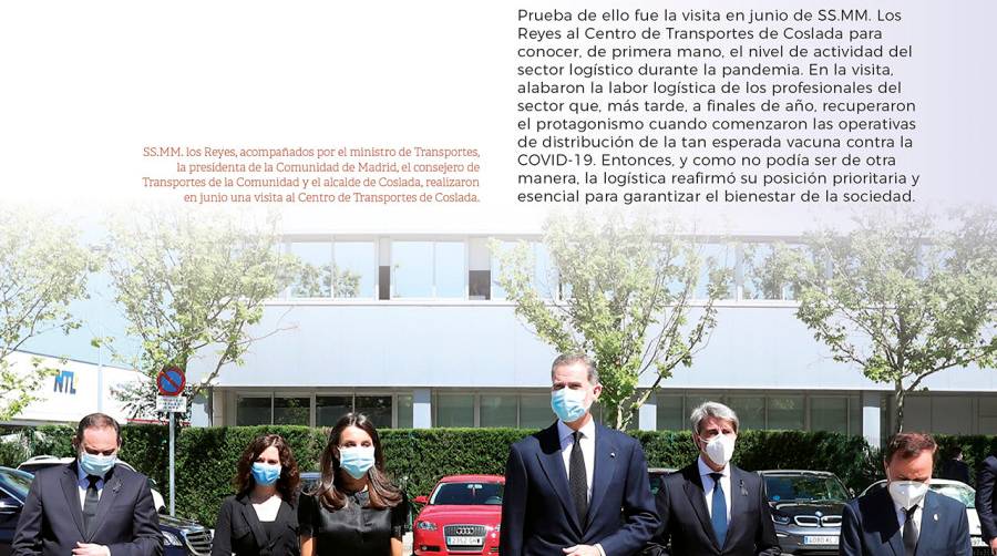 La pandemia confirm&oacute; la esencialidad del sector log&iacute;stico que recibi&oacute; el reconocimiento de la ciudadan&iacute;a y de la Casa Real.