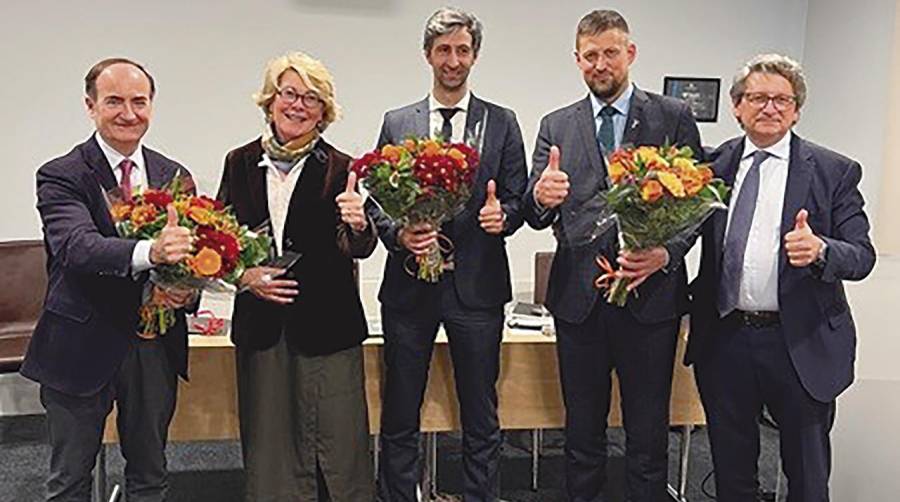 Gerardo Landaluce Calleja, Isabelle Ryckbost, Cédric Virciglio, Ansis Zeltiņš y Zeno d’Agostino.