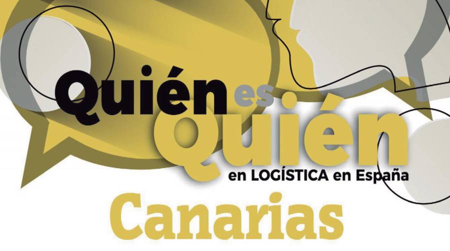 Detalle de la portada de la nueva edición del Quién es Quién en Logística en España – Canarias.